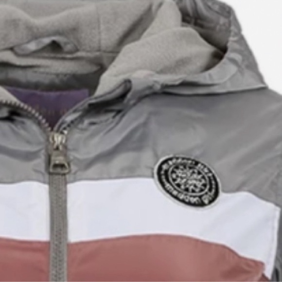 Women's Gray and Pink Hooded Jacket Steve Madden NWT - Picture 3 of 8